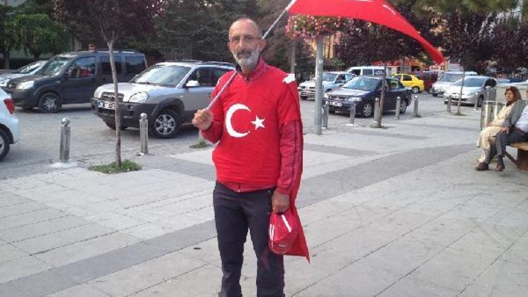 Darbe girişimini protesto için Ankaraya yürüyor