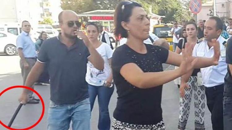 FETÖden gözaltına alınanların yakınlarından gazetecilere coplu saldırı