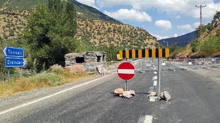 PKK operasyonu nedeniyle Tunceli-Erzincan karayolu kapatıldı