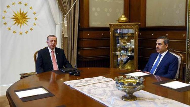 Cumhurbaşkanı Erdoğan MİT Müsteşarı ile görüştü