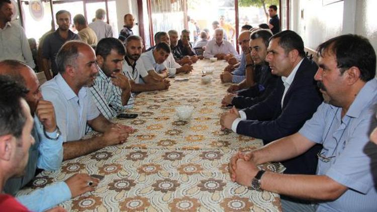 Terör mağdurlarının ailelerine taziye ziyareti