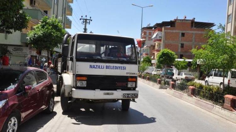 Nazillide rögarlar ve kanalizasyon hatları temizleniyor