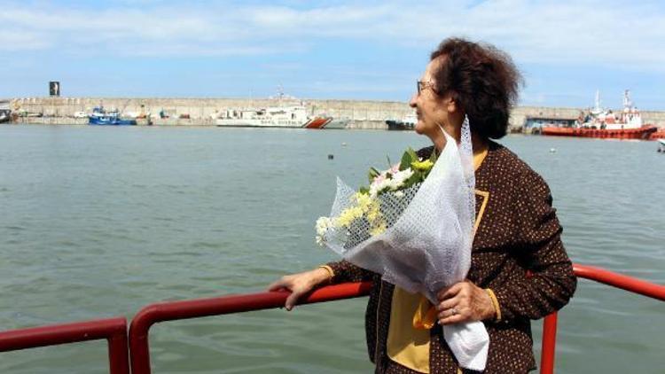 85 yıl sonra Atatürkü karşıladığı iskeleye gitti, duygulandı