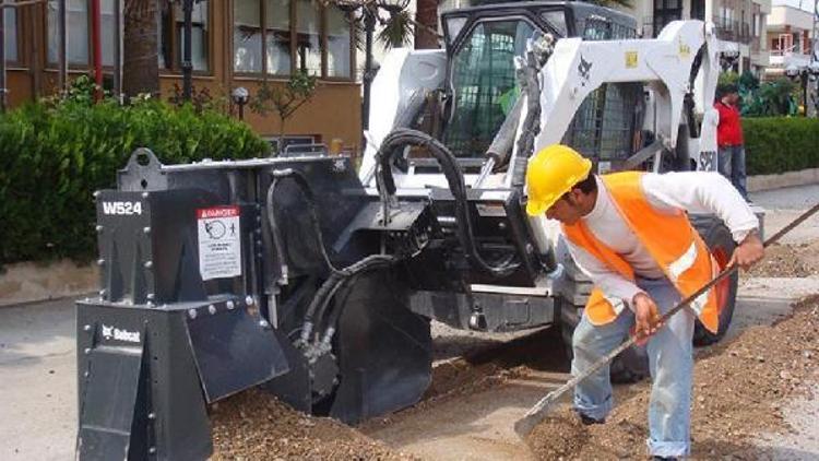 Çorlu’da fiberoptik altyapı çalışmaları sürüyor