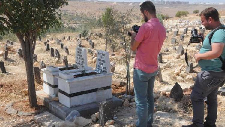 Gaziantepte çocuk mezarında el yapımı patlayıcı bulundu