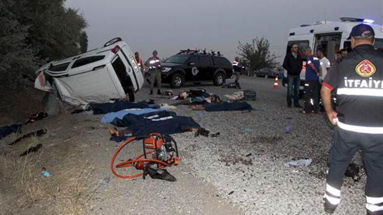 Adıyamanda korkunç kaza 7 ölü var