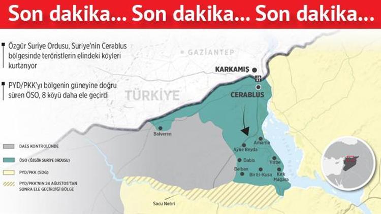 YPG, Fıratın doğusuna geçmezse hedef olacaktır