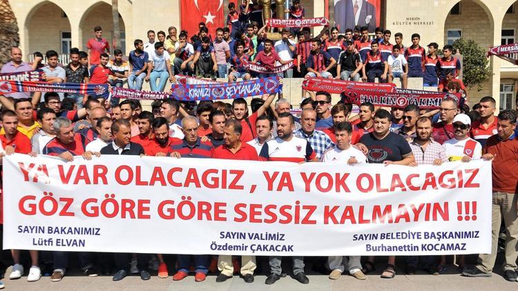 Mersin İdmanyurdu için sokağa döküldüler