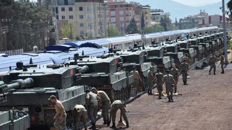 İstanbuldan İslahiye’ye tank seviyatı sürüyor