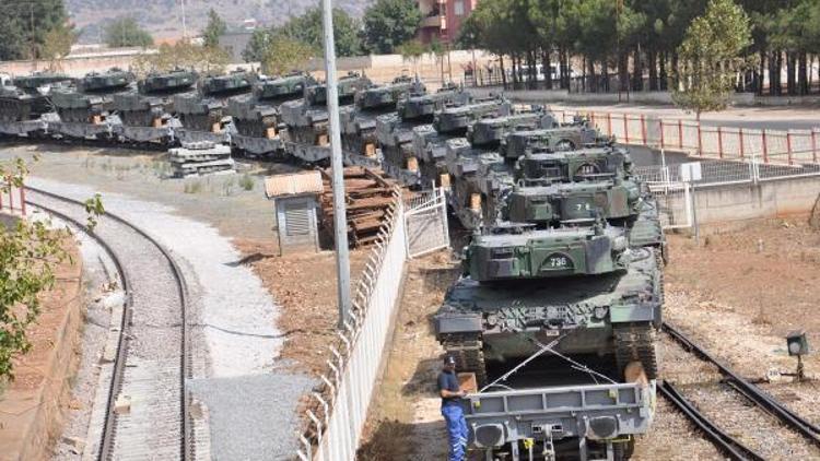 İstanbuldan İslahiyeye tank sevkiyatı sürüyor