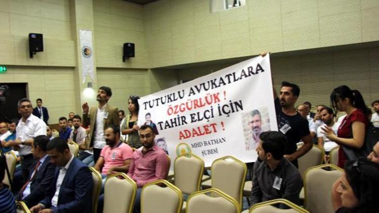 TBB Başkanı Feyzioğlu, Batmanda protesto edildi