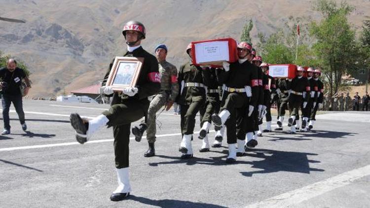 Çukurca şehitleri için Hakkaride tören yapıldı