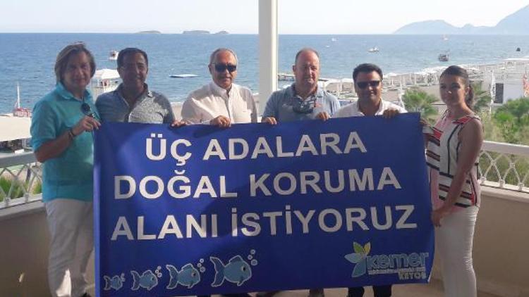 Turizmciler Üç Adalara koruma istiyor