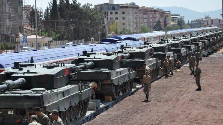 İstanbul’dan İslahiye’ye tank sevkiyatı sürüyor