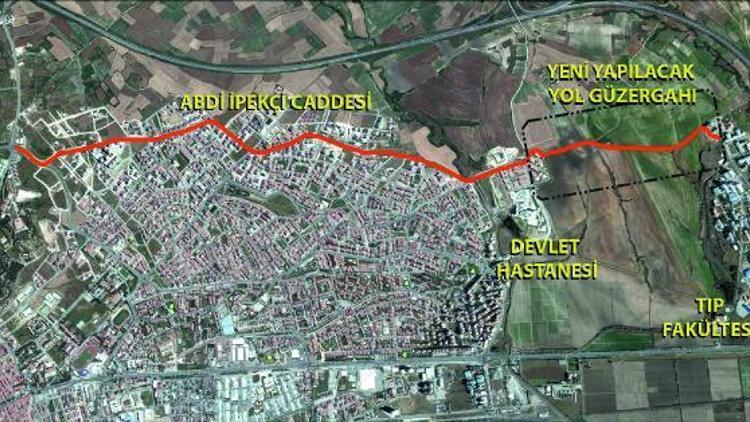 Edirne’de yol çalışması açılan davadan askıya alındı