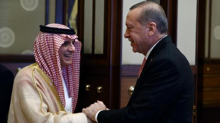 Erdoğan, Suudi Arabistan Dışişleri Bakanını kabul etti