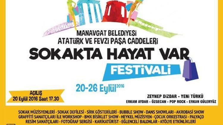 Manavgatta Sokakta Hayat Var festivali düzenlenecek