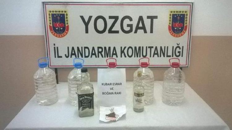 Yozgatta kaçak içki ele geçirildi