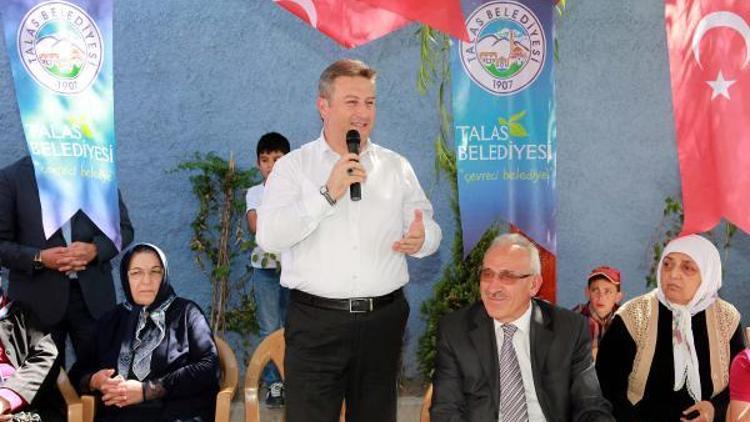 Başkan Palancıoğlu, Akçakayada tesis açtı, personelle bayramlaştı