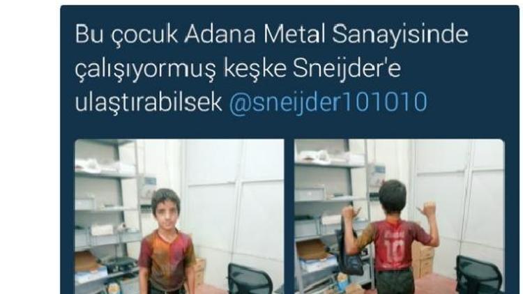 Galatasaraydan Suriyeli çocuğa jest