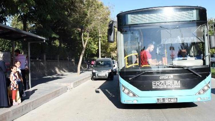 Erzurumda kurban bayramının birinci günü toplu taşıma ücretsiz