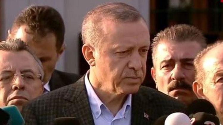 Erdoğandan flaş açıklama: Hizmet götürmek için görevlisiniz.. Hendek açmak için değil