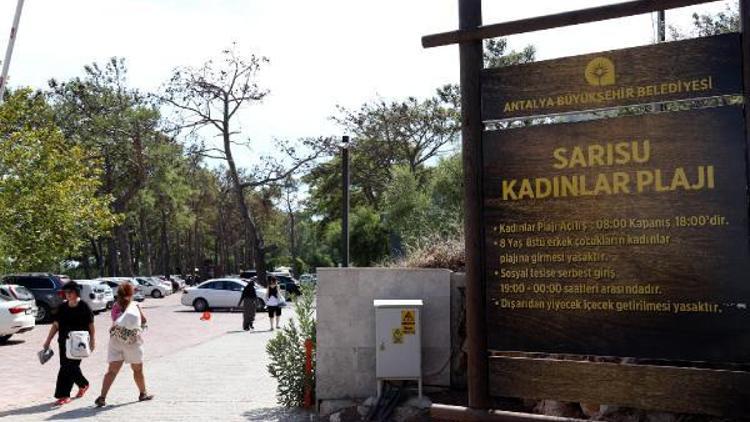 Kadınlar Plajına yoğun ilgi