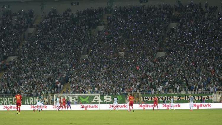 Bursaspor-Kayserispor Süper Lig maçı (Maç fotoları)