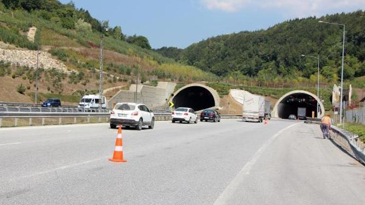 Bayramda Bolu Dağı Tünelinden 575 bin araç geçti