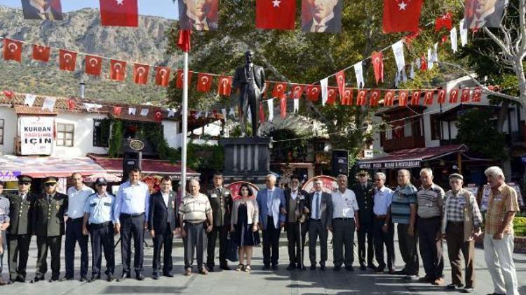 Kaşta Gaziler Günü kutlandı