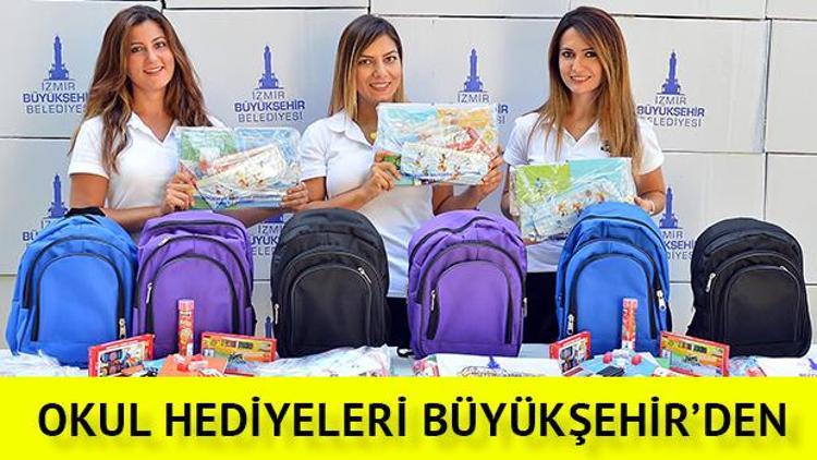 Okul hediyeleri Büyükşehirden