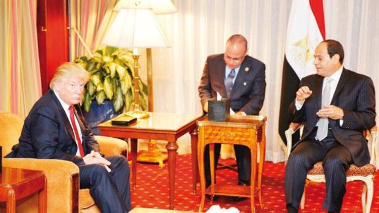 Trump ve Hillary Sisi ile görüştü