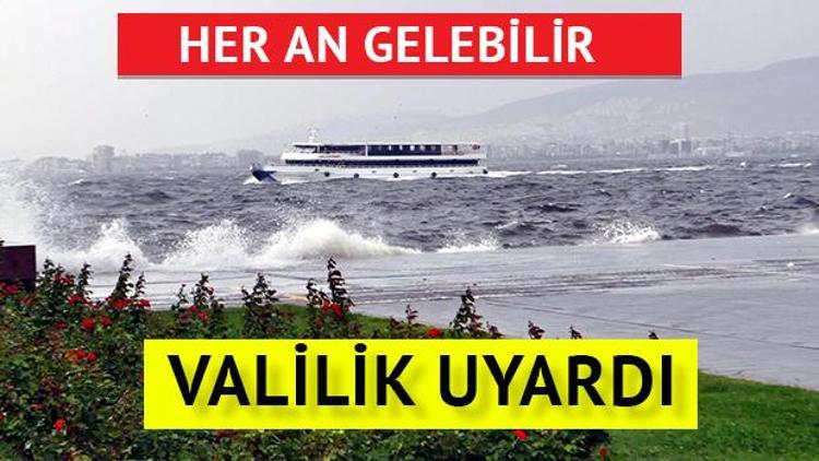 İzmir Valiliğinden sel uyarısı