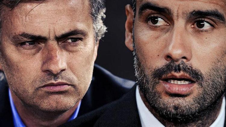 Guardiola ve Mourinho birbirlerine rakip oldu