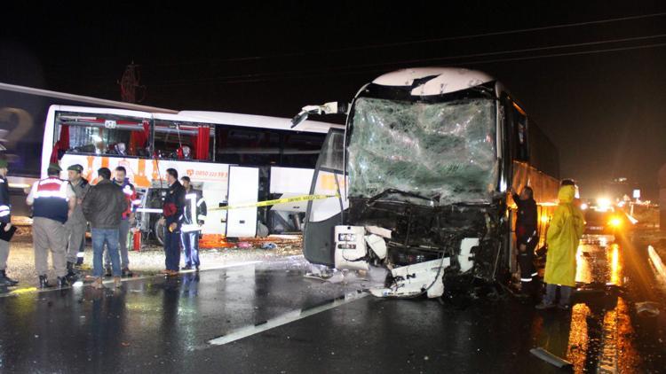 Karabükte facia gibi kaza: 68 yaralı