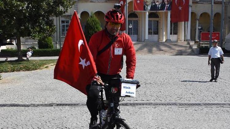 FETÖ darbe teşebbüsüne karşı, Almanyadan Ankaraya pedal çevirdi