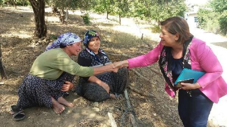 CHPli vekil Türkmenden köy ziyaretleri