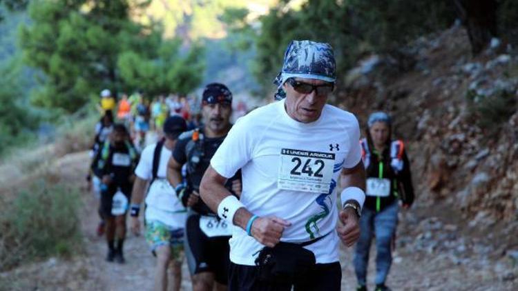 Likya Yolu Ultra Maratonu Fethiyeden start aldı