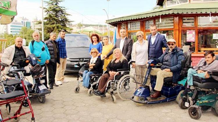 Bağış için Almanya’dan giden engelli arabasına yasal engel