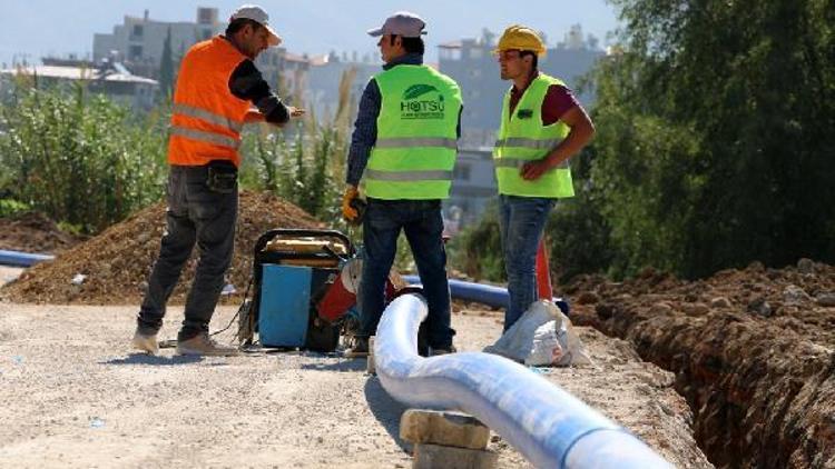 Defneye yeni su hattı