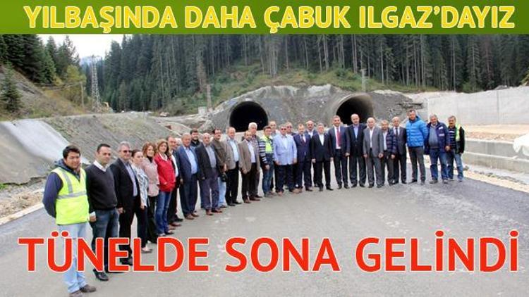 Ilgaz Tünelinde sona gelindi