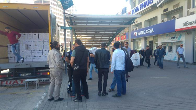 Bursada polisi alarma geçiren Bank Asya ihbarı