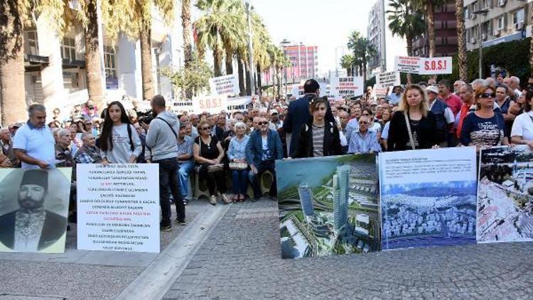 İzmirde arsa mağdurlarından, dönüşüm tepkisi