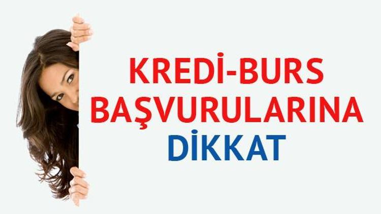 Kredi-burs başvuruları 12 Ekimde sona erecek