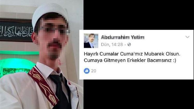 İmamın cuma mesajı sosyal medyayı karıştırdı