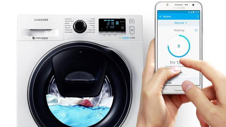 Telefonla kullanılan çamaşır makinesi: Samsung AddWash