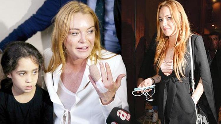 Lindsay Lohanın Boğaz keyfi