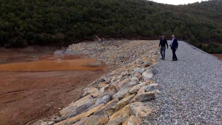 Hasanbeyli göletinde su tutulmaya başlandı