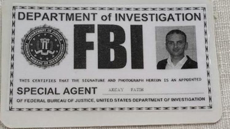 FETÖ şüphelisi sahte FBI kimliğiyle yakalandı