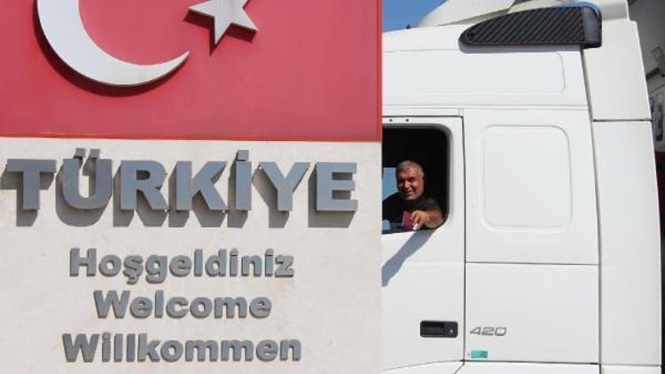 Kapıkule’de 9 kilometrelik TIR kuyruğu